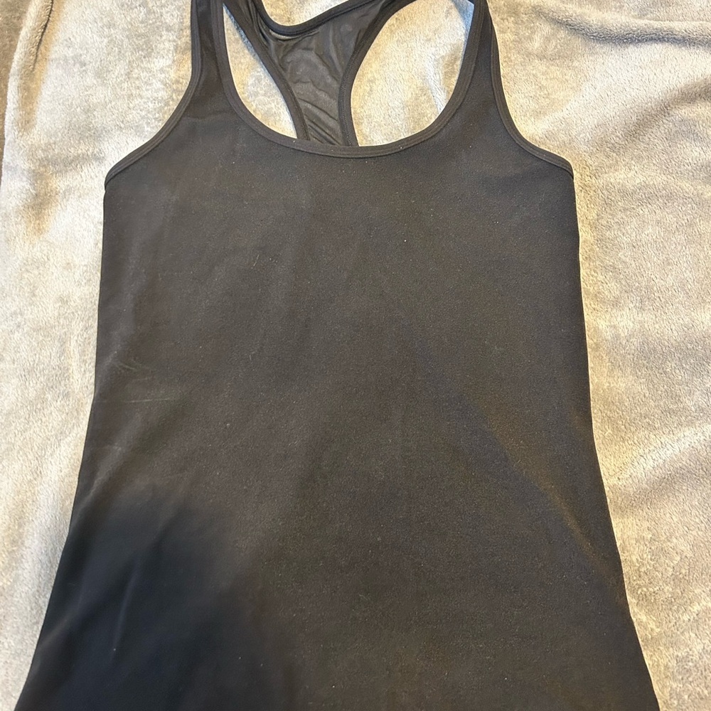 Black Racerback Tank Top